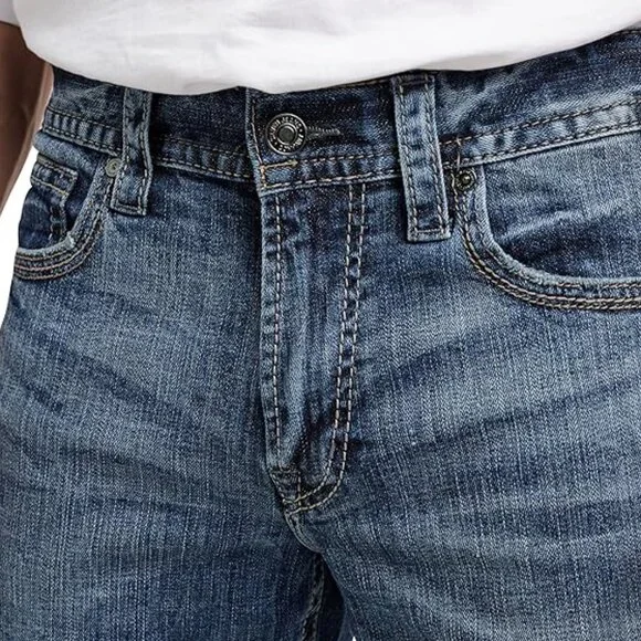 Silver Jeans Co. Men's Gordie Relaxed Fit Straight Leg Jeans 34x32 - Picture 4 of 6